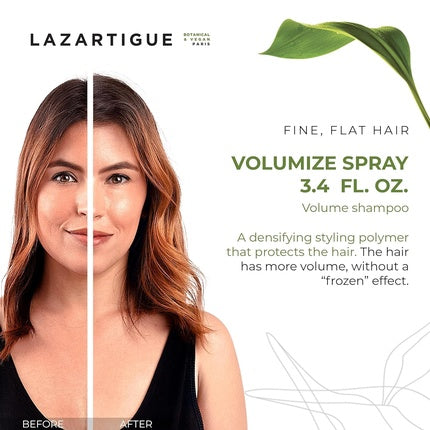 Lazartigue Volumize Hairspray Strengthens Hair and Adds Volume 3.4 Fl.Oz.
