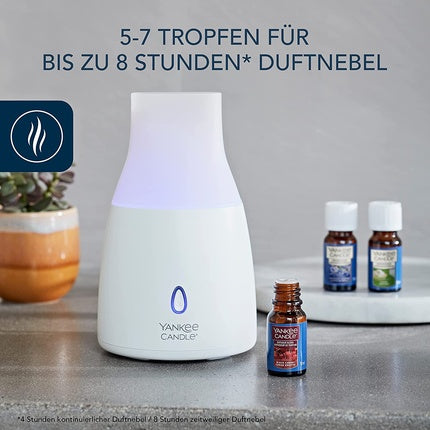 Yankee Candle Ultra Sonic Aroma Diffuser Set | Aroma Diffuser Oil Black Cherry