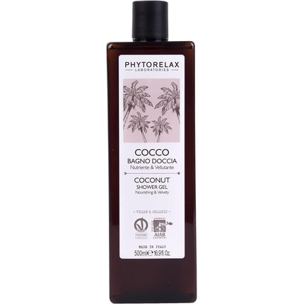 Phytorelax Laboratories Cocco Vegan & Organic Shower Nutrie Velvet Wrapped 500ml