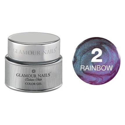 Vip Glamour Color Gel Rainbow 2 - 5 Milliliters