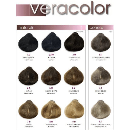 Tmt Tmt Veracolor Ammonia-Free Coloring Cream 100ml 3.0 Dark Brown