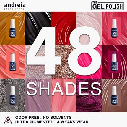 Andreia Professional The Gel Polish Solvent and Odor Free Gel Colour G07 Rose Pink Shades of Nude