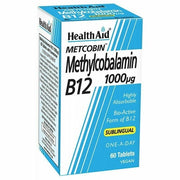 HealthAid Methylcobalamin Metcobin 1000mcg Tablets 60