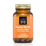 Labs212 Vitamin D3+K2 Dietary Supplement 60 Capsules