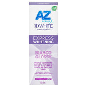AZ 3D White Illuminate Express Whitening White Glossy Toothpaste 50ml