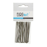 Eurostil Hairpins For Bun 65mm Bronze 20 Units
