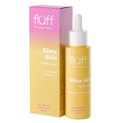 Fluff In Your Soul Glow Skin Face Acid Illuminating Face Peeling With Vitamin C And Aha Acid, 40ml