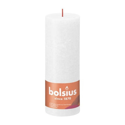 Bolsius Shine Stump Candle 190x68 Cloudy White