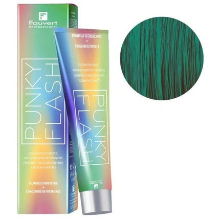 Fauvert Punky Flash Green Hair Color - 100ml