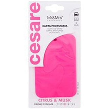 Mr & Mrs Fragrance Cesare Scented Card Citrus Musk Car Fragrance