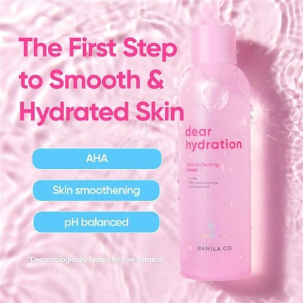 Banila Co Dear Hydration Skin Softening Toner - Mild pH & Alcohol-Free