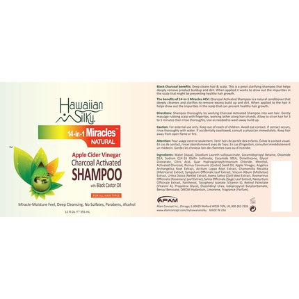 Hawaiian Silky Charcoal Activated Shampoo