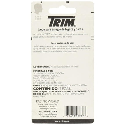 Trim Specialtycare Mustache/Beard Scissors and Comb