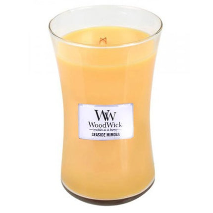 Woodwick Seaside Mimosa Scented Candle Vase 6095 G