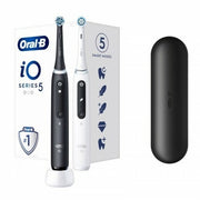 Oral B Electric Toothbrush Io Series 5 Matt Black Quite White Duo Pack
