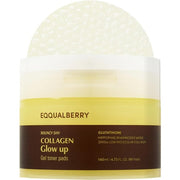 Equalberry Collagen Glow Up Gel Toner Pads 60 Pads 140ml