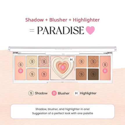 Peripera All Take Mood Like Palette 02 Peach Heaven