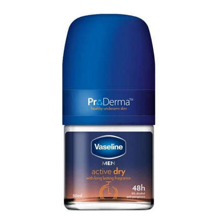 Vaseline Deodorant Roll-On 50ml Men Active Dry