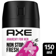 Axe Anarchy Bodyspray & Deodorant Spray for Pure Femininity Aluminum-Free 48h Freshness 150ml