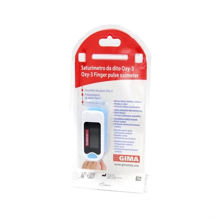 Gima Oxy-3 Finger Pulse Oximeter - Accurate And Reliable Monitoring