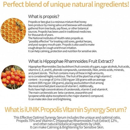 iUNIK Propolis Vitamin Synergy Serum 50ml