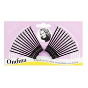 Eurostil Acanalado Clips Steel With Black Ball 50mm Pack 1 Unit