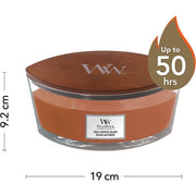 Woodwick Ellipse Scented Candle with Crackling Wick Chilli Pepper Gelato 50 Hours Burn Time