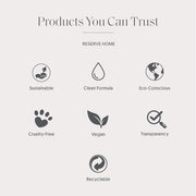 Clean Reserve Home Scented Candle Made from Natural Soy Blend - Non-Toxic