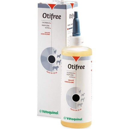 Vetoquinol P9026 Otifree Ear Cleaner for Cats and Dogs 60ml