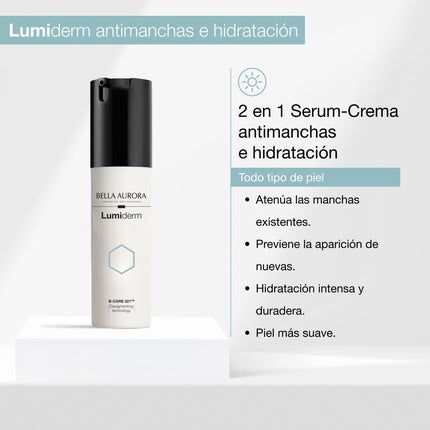 Bella Aurora Lumiderm 2-in-1 Anti-Blemish and Hydrating Serum Cream