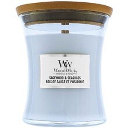Woodwick Sagewood & Seagrass Scented Candle Vase 275 G