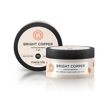 Maria Nila Bright Copper Colour Refresh Mask Gentle Nourishing Mask Without Permanent Color Pigments