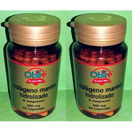 Collagen Navy Hydrolyzed Magnesium Vitamin C B6 B12 600mg Capsules OBIRE