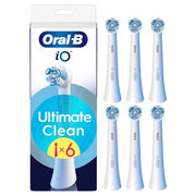 Oral B Io Series Ultimate Clean Replacement Brush Heads - White - 6 Count