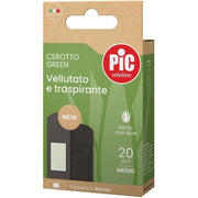 Pic Green Velvety and Breathable Gauze Patch with Aloe Vera 20 Medium Patches