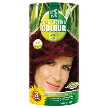 Hennaplus Long Lasting Colour 6.67 Purple Dream 100ml