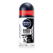 Nivea Men Black+White Deodorant Roll-On 50ml New Formula