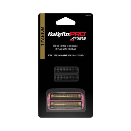 Babyliss Pro Titanium Shaving Head For Chameleonfx Complete Shaver Foil & Cutter With 2 Heads