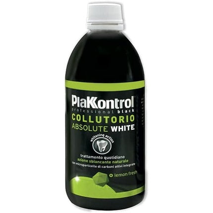 Plakkontrol Absolute White Mouthwash Black Whitener 500ml