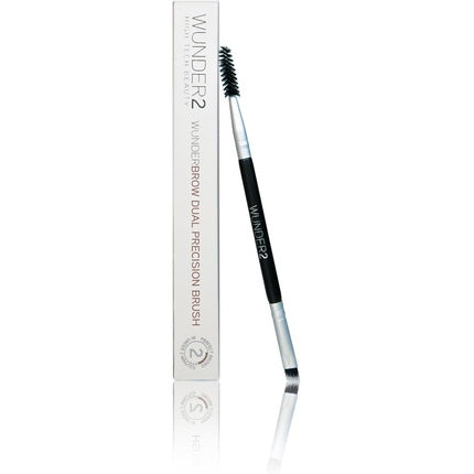 WUNDERBROW Makeup Brow Brush Professional Angled Tip Eyebrow Brush and Spoolie Brush For Eyebrow Gel Brow Tint