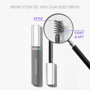 Wonderskin Wonder Blading Brow Styler Gel Long Lasting Clear Eyebrow Gel Lightweight Volumizing Brow Gel