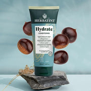 Herbatint Hydrate Conditioner Bio Moisturizing Rinse 200ml for Dry, Dehydrated, and Frizzy Hair - Dermatologically Tested on Sensitive Skin - 99% Natural Ingredients