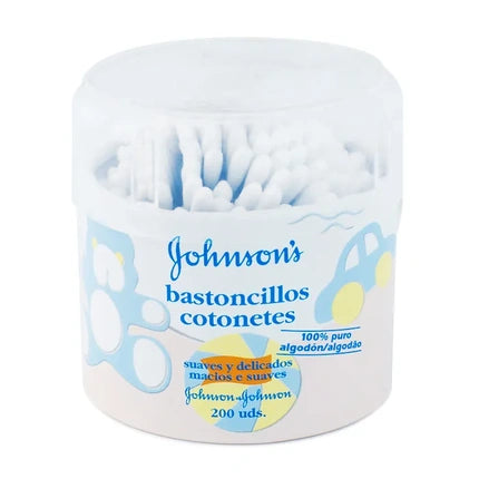 Johnson's Baby Cotton Buds Box 200 Units Perfect For Gentle Cleaning