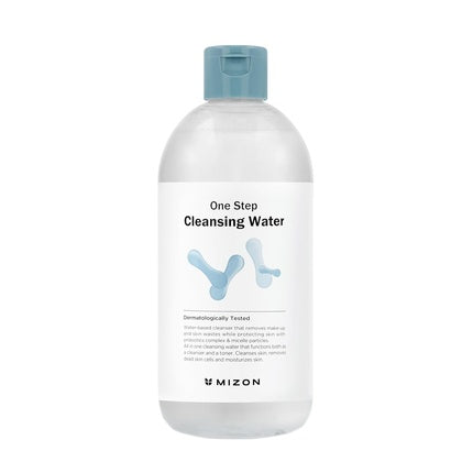 MIZON Micellar Cleansing Water with Probiotics Facial Cleanser Makeup Remover Natural Ingredients for Sensitive Skin 16.9 fl oz