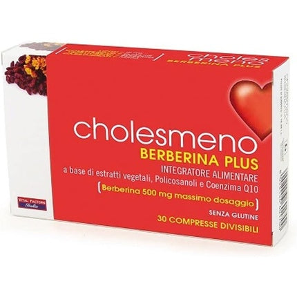 Cholesmeno Berberine Plus 30 Divisible Tablets