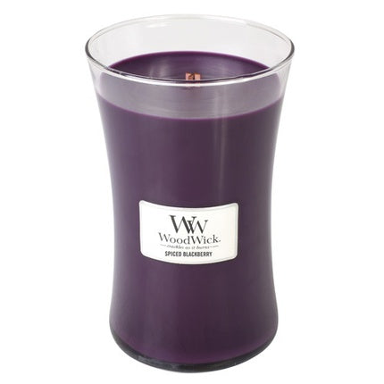 Woodwick Spiced Blackberry Scented Candle Vase 6095 G