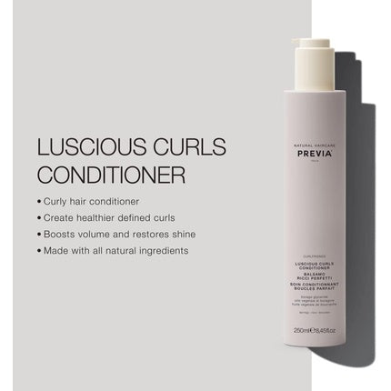 Previa Curlfriends Organic Borage Glycerides Luscious Curls Conditioner 200ml