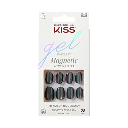 Kiss Gel Fantasy Magnetic Gel Nails - 28 Pieces