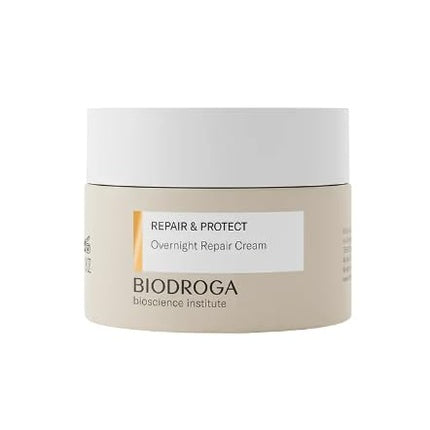 Biodroga Bioscience Institute Repair & Protect Overnight Repair Cream Night Cream 50ml - Anti-Age Moisturizer for Firm Skin, Line Reduction & Energy Boost with Black Forest Complex