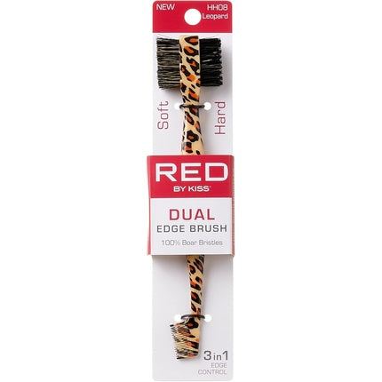 Red By Kiss Dual Edge Brush 3-in-1 with Soft and Hard Bristles
